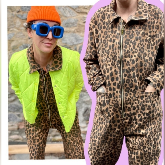 RED SKY US LG/XL Leopard Boilersuit - Picture 7 of 8